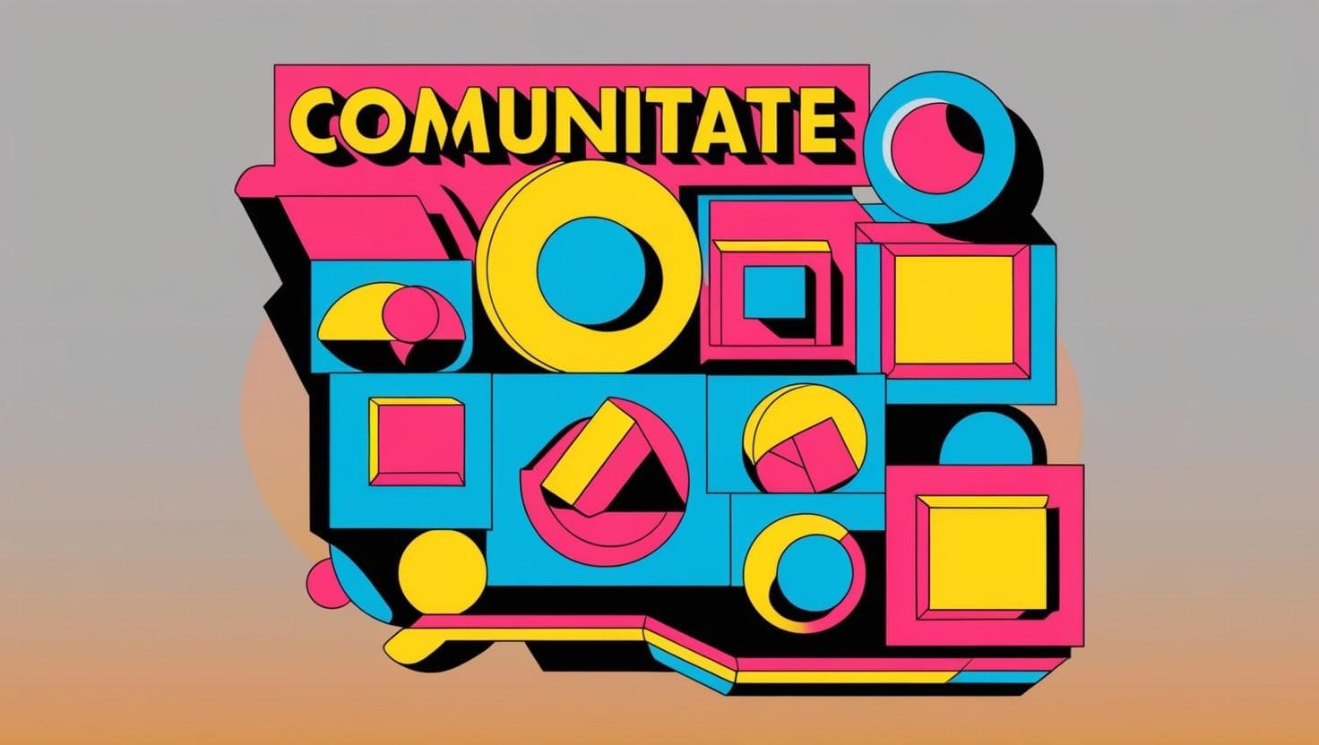 Ilustrație pentru Comunitate și Economii